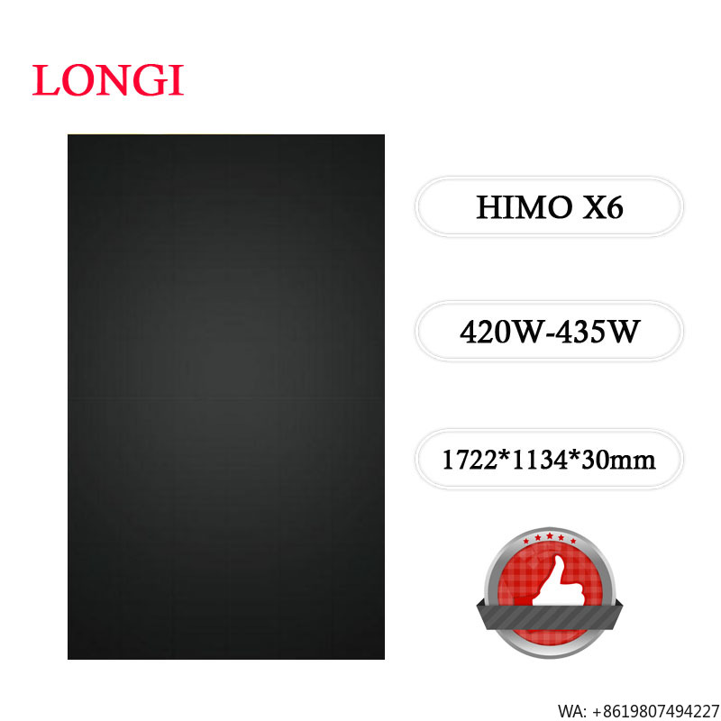 Longi Panel Lr5 - Panel Solar Longi Hi-MO X6 Artist