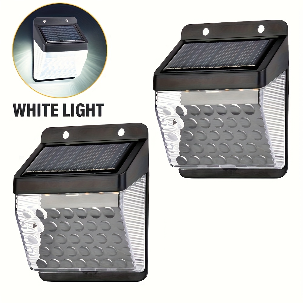 Waterproof Junction Box Solar - Luz Solar LED con Sensor de
