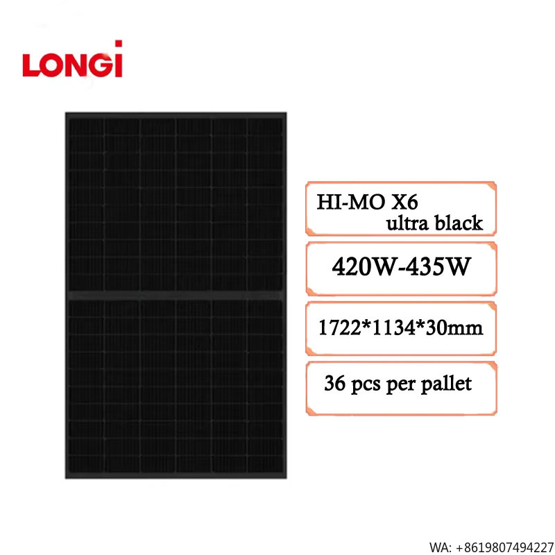Longi Panel Lr5 - Panel Solar Longi Hi-MO X6 Artist