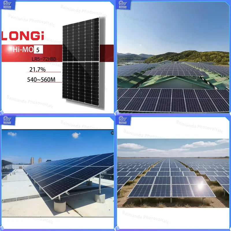 Longi Panel Lr5 - Panel Solar Monocristalino LONGi LR5-72HBD 535W