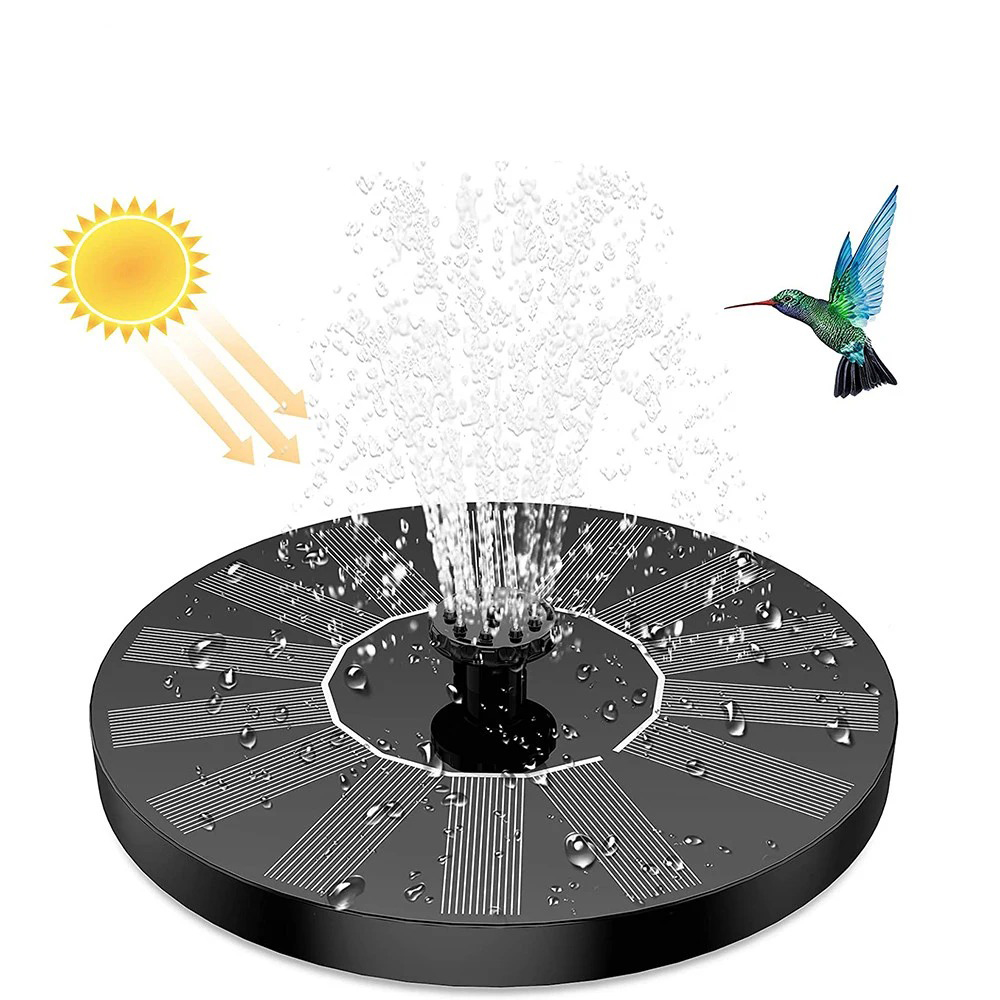 Solar Pool Pump Kit - Panel Solar flotante de 13cm, bomba
