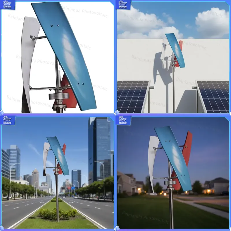 Renewable Energy Wind Solar - Generador de Turbina Eólica de 300W,