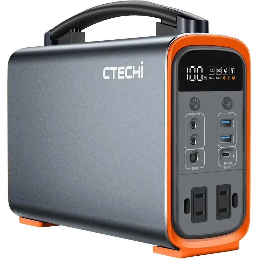 Portable Power Station - Central eléctrica portátil Lifepo4 de 320Wh,