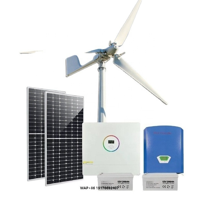 Renewable Energy Wind Solar - Sistema de Energía Renovable con Turbina