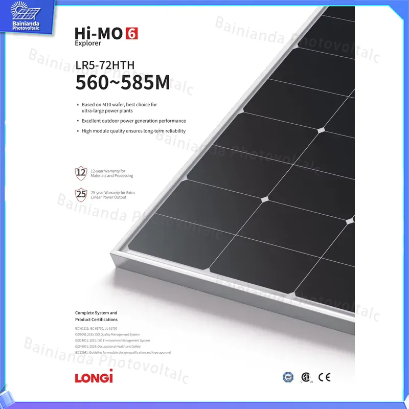 Panel Solar LONGi Hi-MO X6 Exp - Longi Panel Lr5 reseña y precio