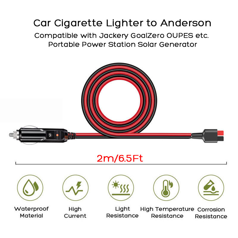 Cable de encendedor de coche d - Portable Power Station reseña y precio
