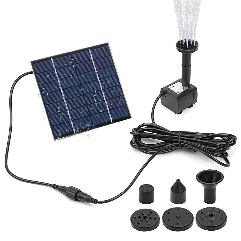 Mini bomba de Fuente Solar de  - Solar Pool Pump Kit reseña y precio