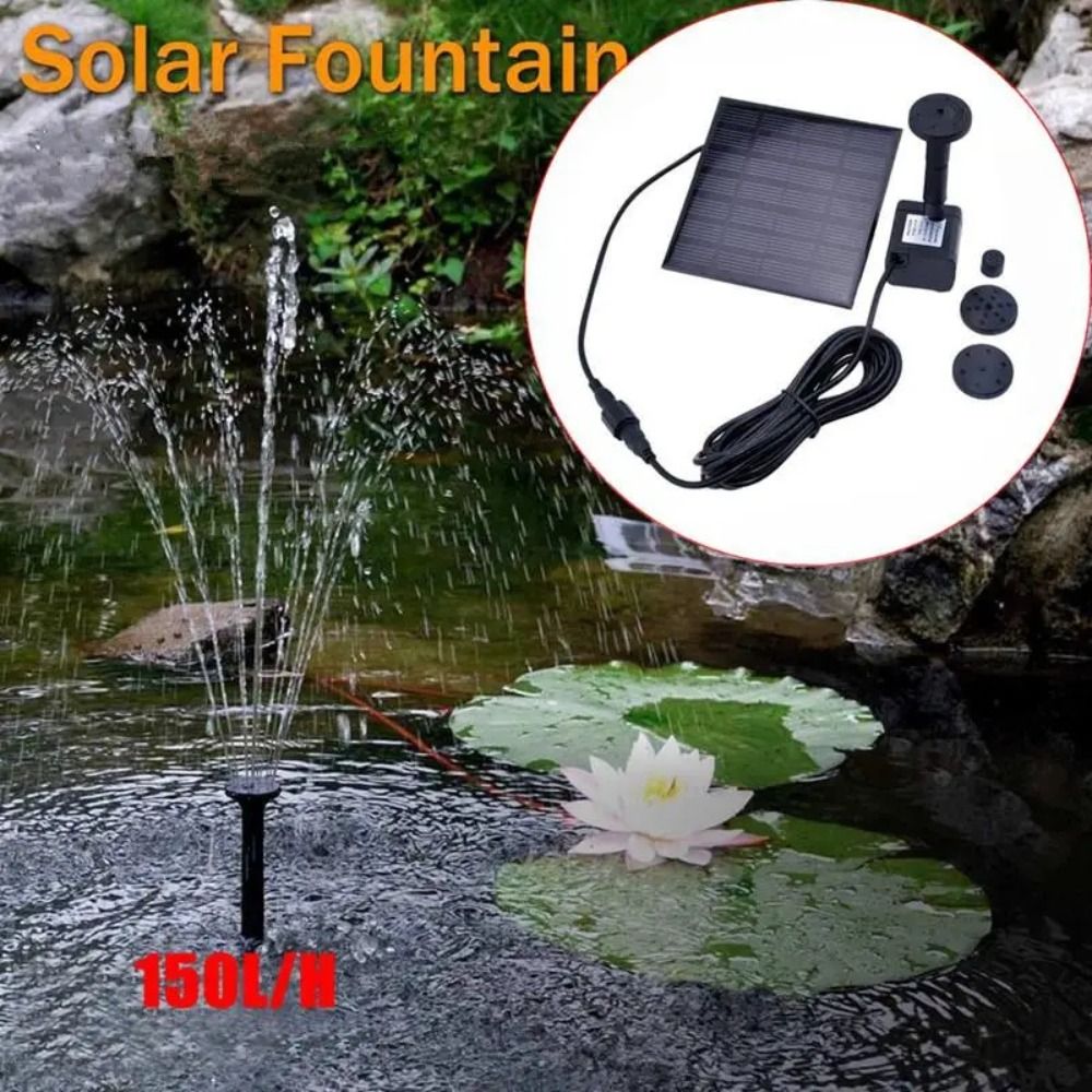 Mini bomba de Fuente Solar de  - Solar Pool Pump Kit reseña y precio