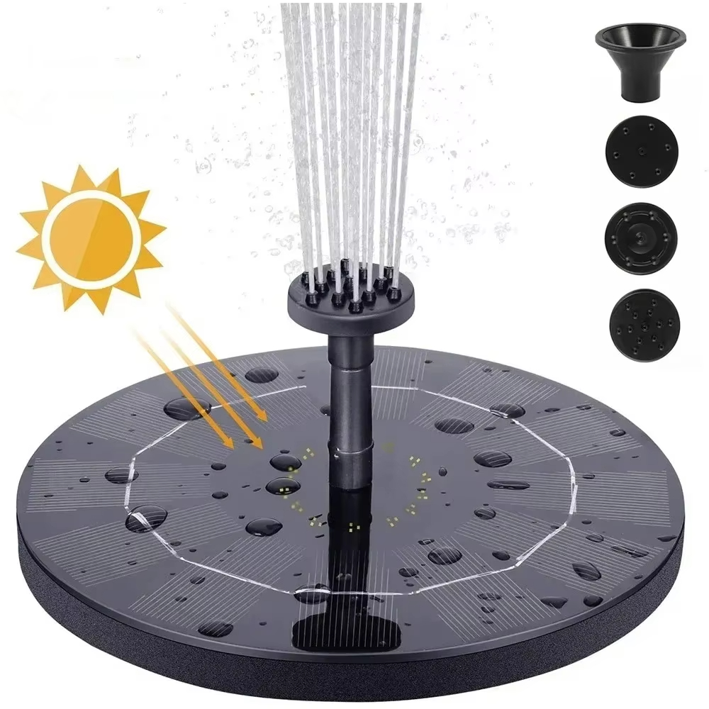 Fuente Solar Flotante con Pane - Solar Pool Pump Kit reseña y precio
